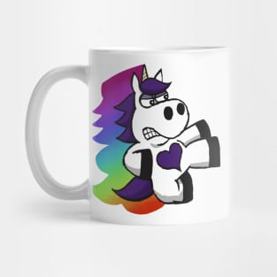 Rainbow Slasher the Unicorn Mug